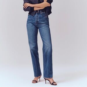 NWT Alex Mill - Carla High Rise Straight Size 26 - Vintage Dark Indigo USA made